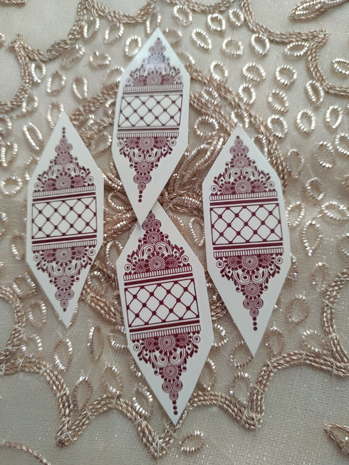 DIY Fingers Tattoo Transfer